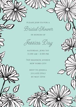 Flower Shower Invitation