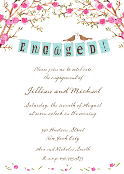 Engaged Banner Invitation
