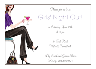 Girls' Night Out Invitation