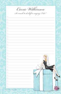 Bride On Box (Blonde) Notepad