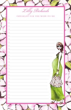 Fashionable Mom (Brunette) Notepad