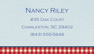 Small Country Classic Calling Card