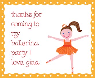 Gina Ballerina Sticker 