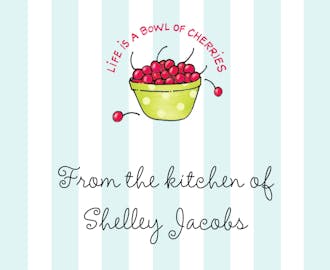 Tiny Bowl of Cherries Calling Card