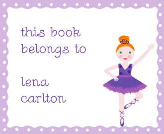 Lena Ballerina Sticker 