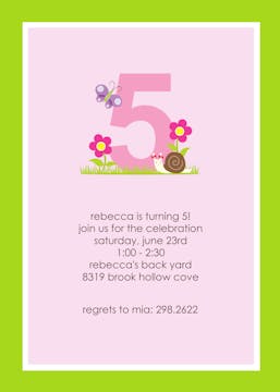 Little Sweetheart Party Invitation