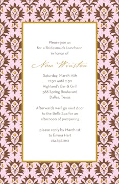 Chateau Orleans - Pink Invitation