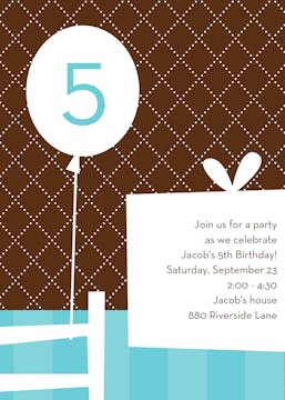 You're Invited Chocolate Party Invitation