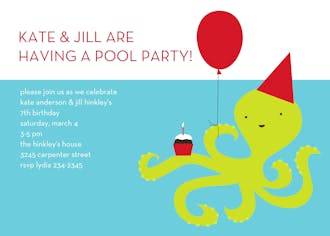 Ollie's Party Party Invitation
