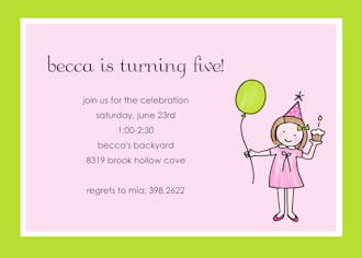 It's My Party Party Invitation