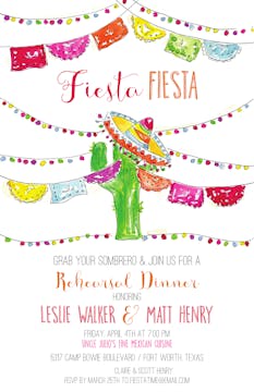 Cactus Fiesta Invitation