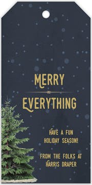 Merry Everything Hanging Gift Tag
