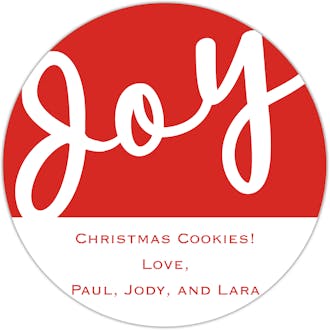 Joy Gift Sticker