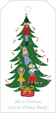 Nutcracker Whimsy Hanging Gift Tag
