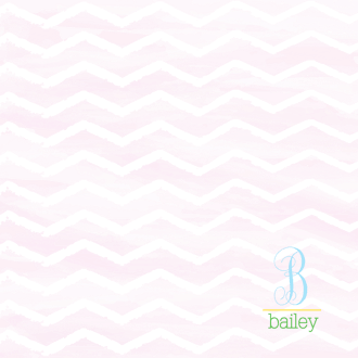 Watercolor Chevron Pink Square Notepad