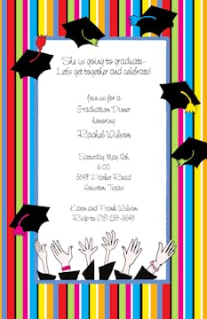 Graduation Toss Invitation