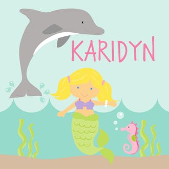 Mermaid Enclosure Card