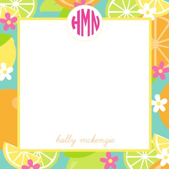 Hello Summer Square Notepad