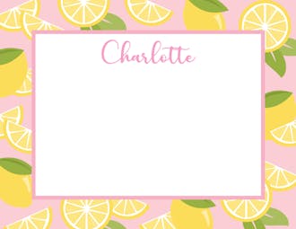 Lemonade Flat Note Card