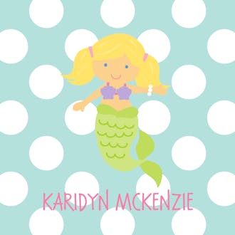 Mermaid Dots Gift Sticker