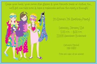 Tween Girls Invitation