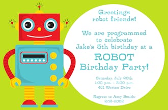 Robot Invitation