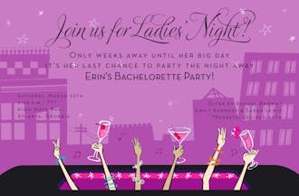 Ladies Night Invitation