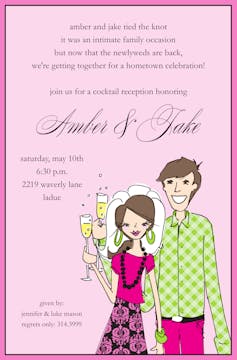 Bridal Couple Invitation