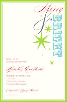 Merry & Bright Invitation