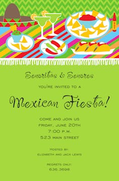 Fiesta Table Invitation