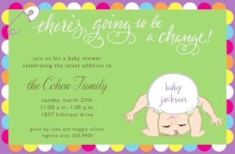 Baby Change Invitation