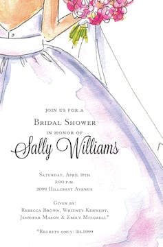 Sweet Bride Invitation