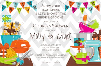 Team Shower Invitation