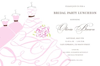 Twirl Bridesmaids Invitation