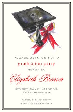 Classic Grad Invitation