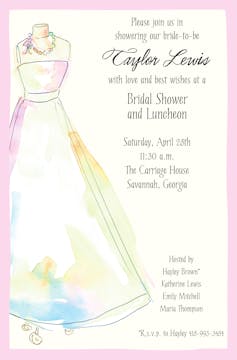 Her Gown Invitation