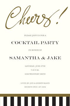 Cheers! Invitation