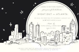 Atlanta Skyline Invitation