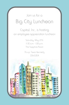Big City Invitation