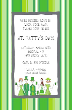 St. Patty People Invitation
