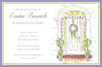 Easter Entry Invitation