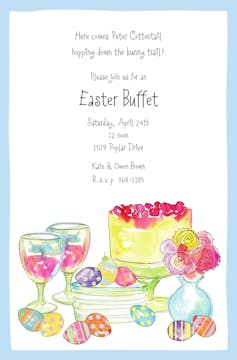 Easter Buffet Invitation