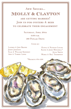 Oysters Invitation