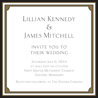 Frame Invitation