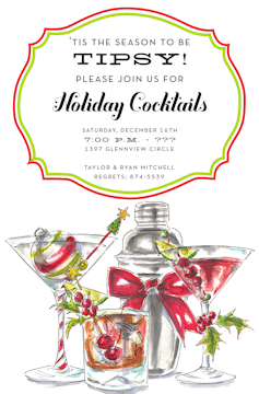 Holiday Spirits Invitation