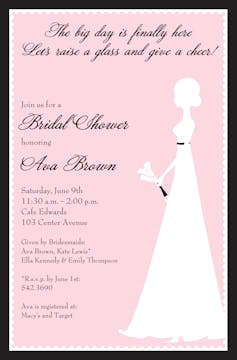 Classic Bride Invitation