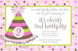 Party Pink Invitation