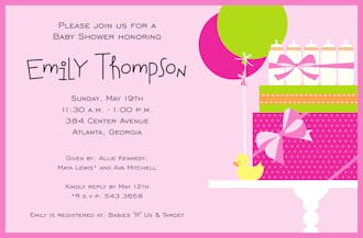 Baby Pink Invitation