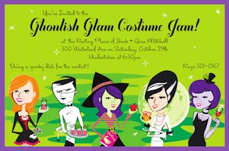 Costume Jam Invitation