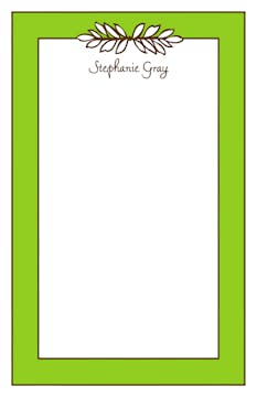 Garland Lime Notepad